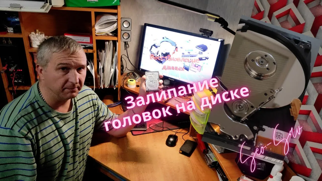«Восстановление данных с HDD Seagate ST9250315AS при залипании головки и диагностика SMART».