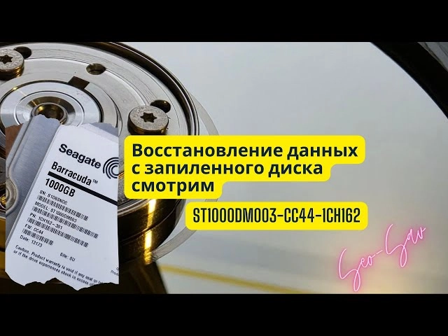 «Реальное восстановление данных с сильно повреждённого HDD Seagate ST1000DM003: запил, стружка, чистка блинов и безопасная вычитка».